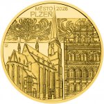 ČNB Zlatá mince 5000 Kč Město Plzeň 2026 Proof 1/2 oz – Sleviste.cz