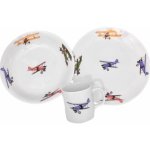 Český porcelán Dětská jídelní souprava LETADLA 3 dílná – Hledejceny.cz