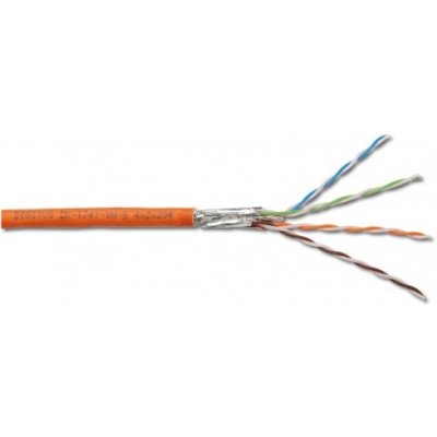 Digitus DK-1743-VH-5 CAT 7 S-FTP PiMF installation kabel, raw, S/FTP,AWG 23/1, LSZH Type C, 1200MHz, 500m, oranžový – Hledejceny.cz