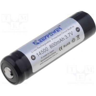 KEEPPOWER Li-Ion 3,7V 800mAh ICR14500 – Zboží Živě