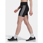 adidas Training Essentials 3-Stripes krátké punčochové kalhoty s vysokým pasem W HK9964 – Zboží Dáma