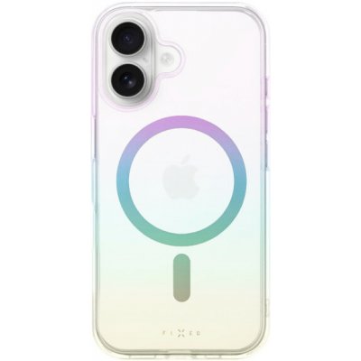 Fixed MagRainbow transparentní kryt s MagSafe pro iPhone 16 - duhový FIXRBM-1400-RA – Zboží Mobilmania