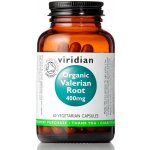 Viridian Organic Valerian Root 400 mg 60 kapslí – Hledejceny.cz