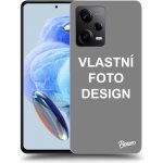 Pouzdro Picasee silikonové Xiaomi Redmi Note 12 Pro 5G - Vlastní design/motiv černé – Sleviste.cz