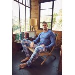 Jockey 500001-49C pánské pyžamo krátké modré – Hledejceny.cz