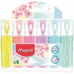 Maped 42558 Fluo Peps Pastel 6 ks – Sleviste.cz