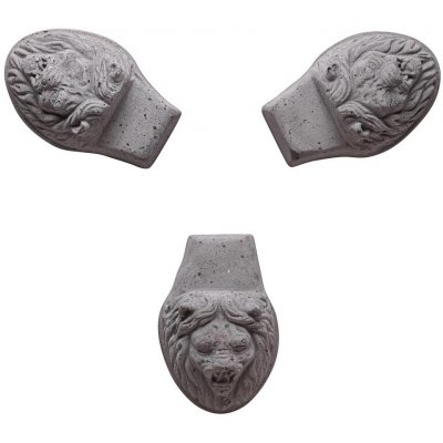 Nožky pod květináč Lion Head Grey - set 3 ks Bergs Potter – Hledejceny.cz