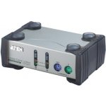 Aten CS-82A KVM elektronický přepínač, pro 2 PC, 1xVGA, 1xkláv., 1xmyš, stolní – Sleviste.cz