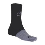 Sensor TOUR Merino wool ponožky černá šedá – Zboží Dáma