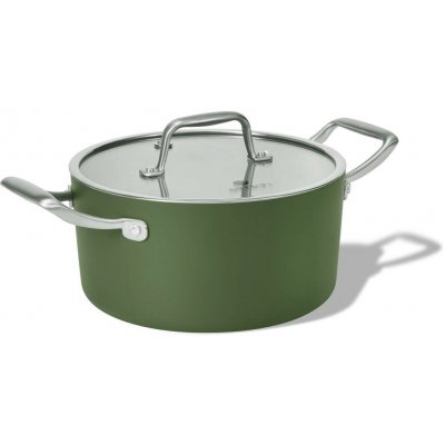 Elmich Nepřilnavý keramický hrnec Vital 18 cm 2 l olivově zelená – Hledejceny.cz