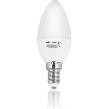 Whitenergy LED žárovka 6xSMD2835 C37 E14 3W 230V teplá bílá mléko