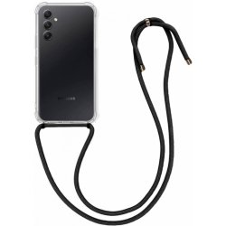 TopQ Samsung A25 5G s černou šňůrkou průhledné