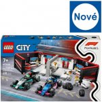 LEGO® City 60444 Garáž F1 a vozy Mercedes-AMG a Alpine – Zboží Živě
