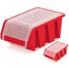 Úložný box Rauman Úložný box uzavíratelný 23 x 16 x 12 cm červená