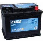 Exide AGM 12V 62Ah 680A EK620 – Zbozi.Blesk.cz