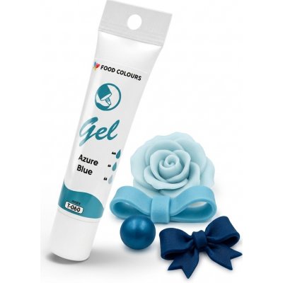 Food Colours gelová barva tuba Azure Blue 30 g – Hledejceny.cz