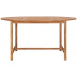 OMAXI 824567 Zahradní stůl 150 x 76 cm masivní teakové dřevo – Hledejceny.cz