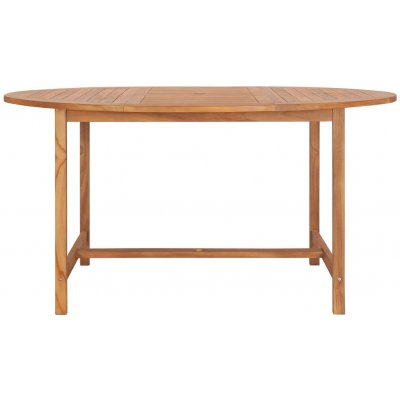 OMAXI 824567 Zahradní stůl 150 x 76 cm masivní teakové dřevo – Hledejceny.cz