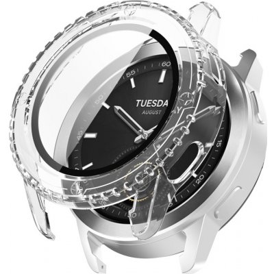 VSECHNONAMOBIL PC FULL COVER Plastový kryt se sklem pro Xiaomi Watch S3 průhledný 71835 – Zboží Živě