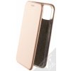 Pouzdro a kryt na mobilní telefon Pouzdro 1Mcz Elegance Book Apple iPhone 14 Pro růžově zlaté