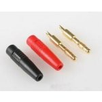 KAVAN Banánek 4mm GOLD pájecí černý+červený – Zboží Dáma KAVAN Banánek 4mm GOLD pájecí černý+červený – Zboží Dáma