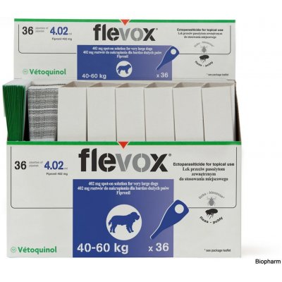 Flevox Spot-on Dog XL 402 mg pro psy 40 - 60 kg 1 x 0,5 ml – Zbozi.Blesk.cz