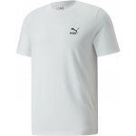 Puma CLASSICS SMALL LOGO TEE Pánské triko bílá – Sleviste.cz