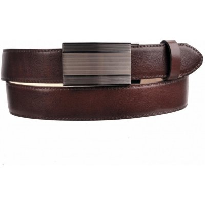 Penny belts pánský kožený společenský pásek AUTOMAT 35-020-A7-40 tmavě hnědý