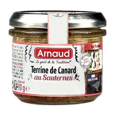 Arnaud PREMIUM Kachní terina s vínem Sauternes 90 g – Zboží Mobilmania
