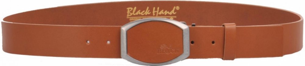 Black Hand Dámský kožený pásek hnědý z jednoho kusu kůže 039-72 |  Srovnanicen.cz