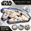 Puzzle Falcon TREFL Wood Craft Origin Star Wars Millennium 160 dílků