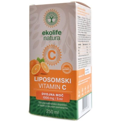 Ekolife Natura Liposomal Vitamin C 1000 mg 250 ml – Hledejceny.cz