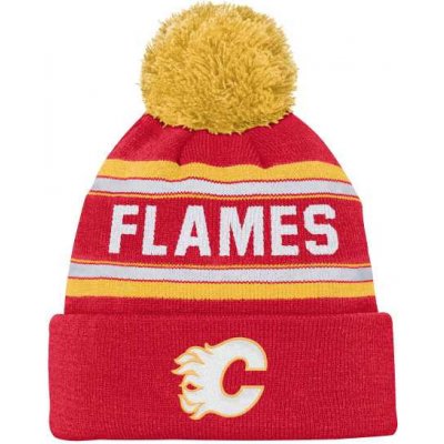 Fanatics Dětský Kulich Calgary Flames Jacquard Cuffed Knit – Zboží Mobilmania