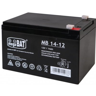 Mamido Mamido Gelová baterie 12V 14Ah – Zboží Dáma