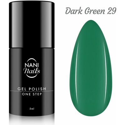 NANI Gel lak One Step Lux Dark Green 5 ml – Sleviste.cz