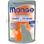 Monge Natural Cat tuňák & losos 80 g – Zboží Mobilmania