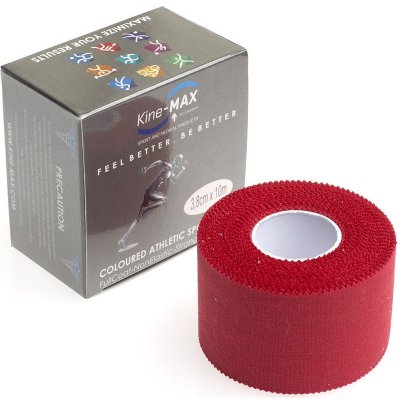 KineMaX Team Tape Neelastická tejpovací páska červená 3,8cm x 10m – Zboží Mobilmania