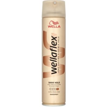 Wella Wellaflex Shiny hold lak na vlasy pro ultra silné zpevnění 250 ml