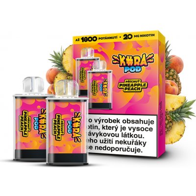 Kurwa Pod Pineapple Peach 20 mg 2x700 potáhnutí 1 ks – Hledejceny.cz
