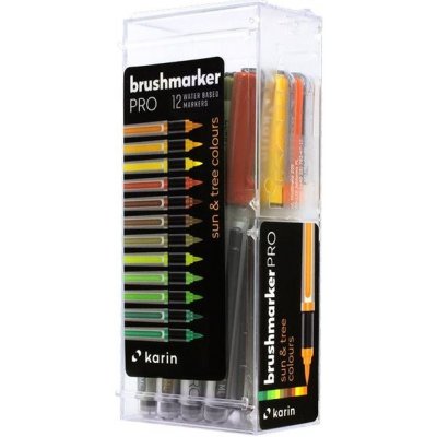 Karin BrushMarker pro 12 ks Sun and Tree Colors – Zbozi.Blesk.cz