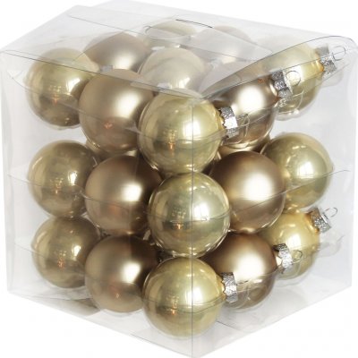 J&M Home International LTD. Koule sklo 6cm/27ks šampáň – Hledejceny.cz
