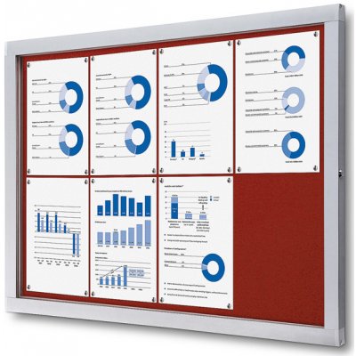 Jansen Display informační vitrína 8 x A4 – Zboží Mobilmania