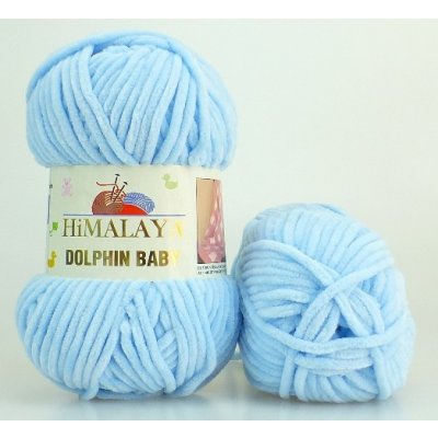 Himalaya příze Dolphin Baby 80306 pastelově modrá – Zboží Mobilmania