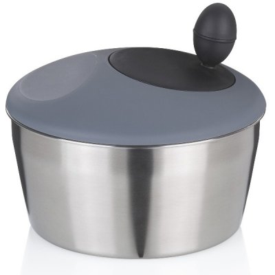 KELA Odstředivka na salát Romy nerez 18/10 stříbrná matná 12,0cm 24,5cm 4,0l KL-12149 – Zboží Dáma