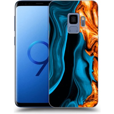 Pouzdro Picasee silikonové Samsung Galaxy S9 G960F - Gold blue čiré – Zboží Mobilmania