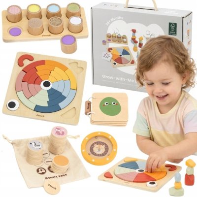 VIGA Educational Toy Box Set – Hledejceny.cz