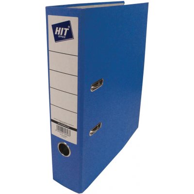 Hit Office Pořadač A4 pákový prešpán hřbet 7,5 cm modrá – Zbozi.Blesk.cz