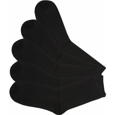 Bavlněné pánské ponožky levně B-5056 5 párů černá – Zboží Mobilmania