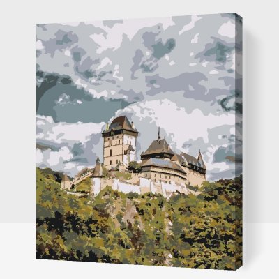 Painting Queens Malování podle čísel Hrad Karlštejn 4 60 x 80 cm bez rámu a bez vypnutí plátna PBN/KARLSTEJNCASTLE4/60 x 80/WO – Hledejceny.cz