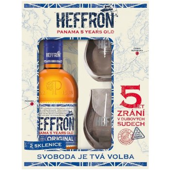 Heffron Original 5y 38% 0,5 l (dárkové balení 2 sklenice)